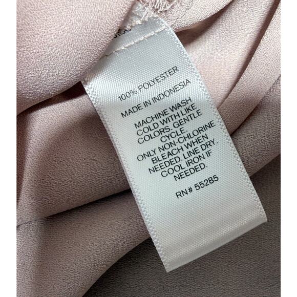 Express Women's Slim Fit Portofino Shirt Blouse | Size S Pink - Picture 7 of 7